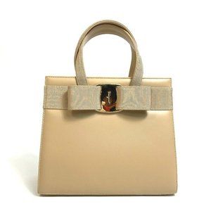SALVATORE FERRAGAMO BA214178 Vala Ribbon 2WAY Shoulder Bag Hand Bag